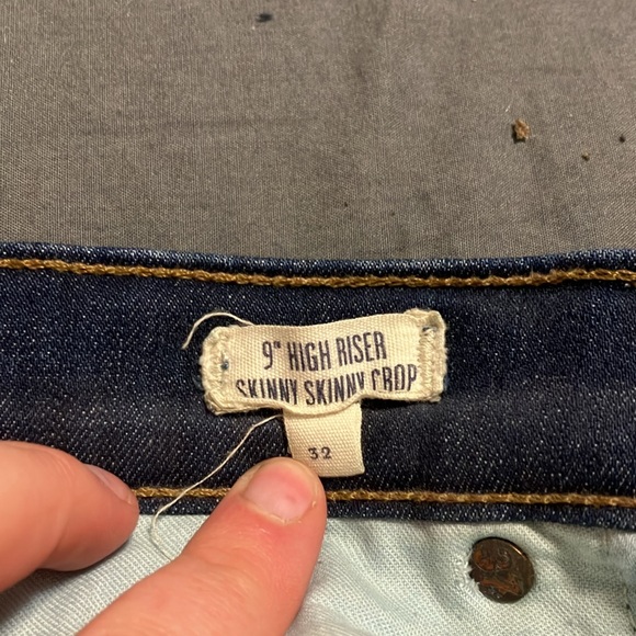 Madewell 9” high rise skinny crop jeans - Picture 2 of 2